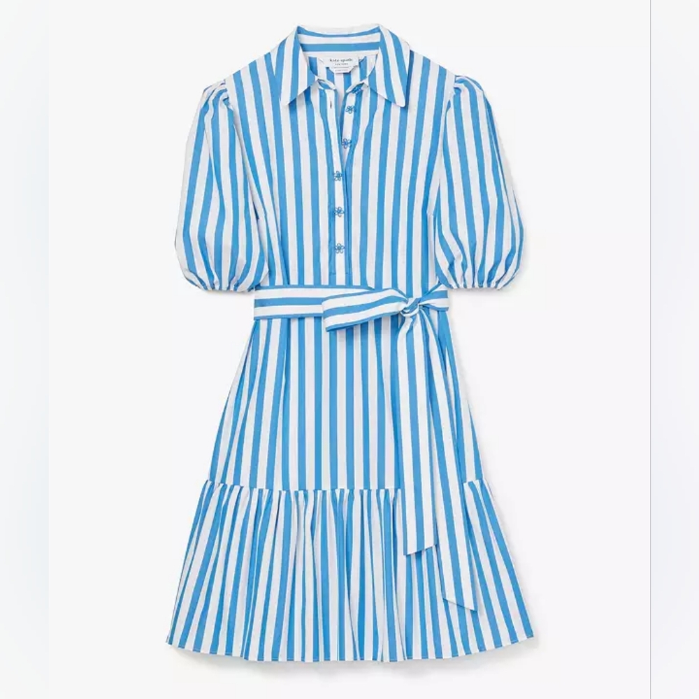 Kate Spade Summer Stripe Lake Dress Size L